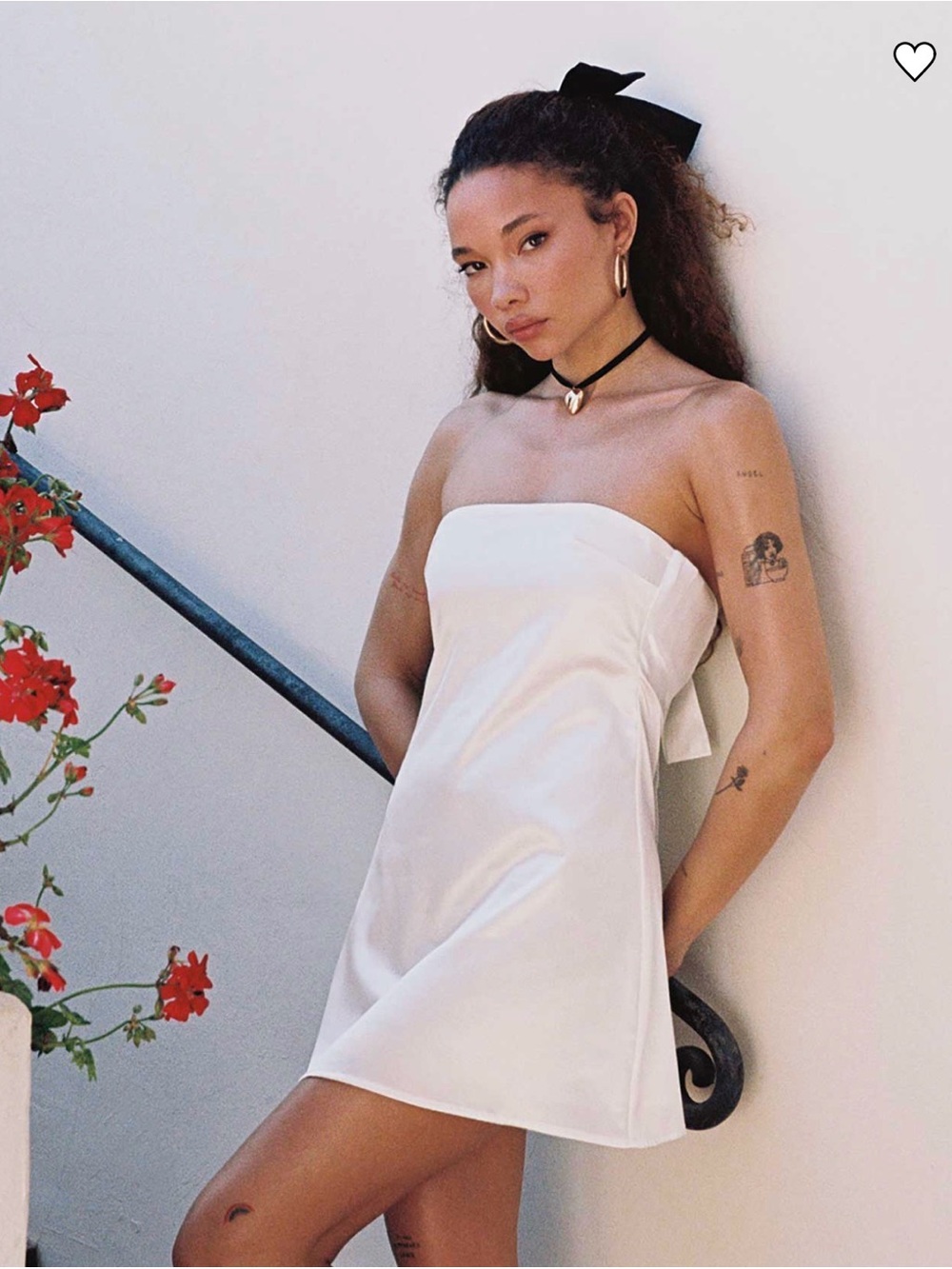 Princess Polly White Strapless Mini Dress